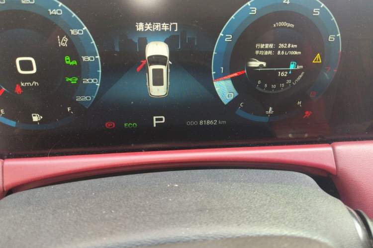 Used JETOUR X70 PLUS 2021 1.6T DCT Base 5-Seater Odometer Close Up