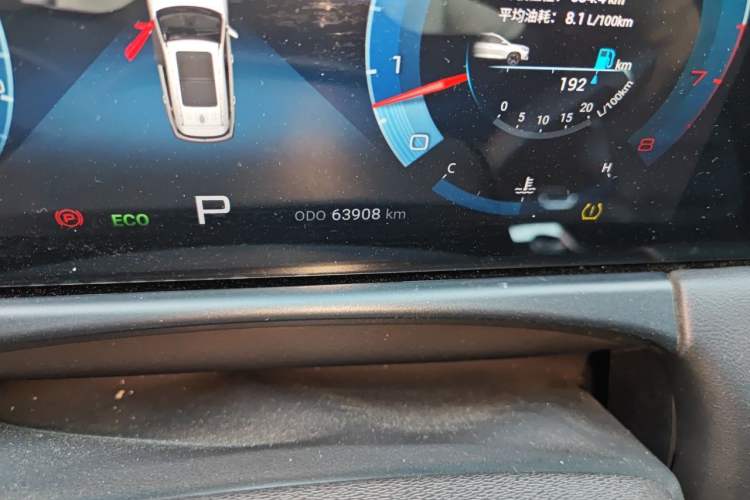 Used JETOUR X70 PLUS 2021 1.6T DCT Base 5-Seater Odometer Close Up