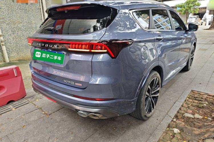Used JETOUR X70 PLUS 2021 1.6T DCT Pro 5-Seater Rear Right 45 Deg