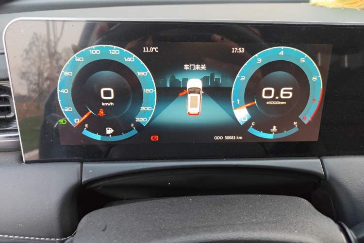 Used JETOUR X70 PLUS 2021 1.5T Manual Lin 7-Seater Instrument Cluster