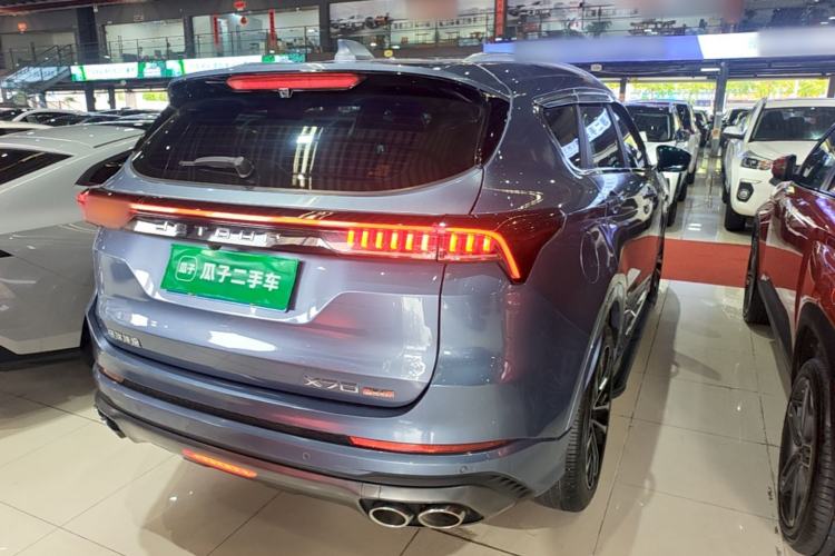 Used JETOUR X70 PLUS 2021 1.6T DCT Pro 5-Seater Rear Right 45 Deg