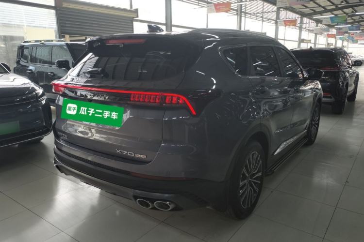 Used JETOUR X70 PLUS 2021 Revised Version 1.5T DCT ShanPRO 5-Seater Rear Right 45 Deg