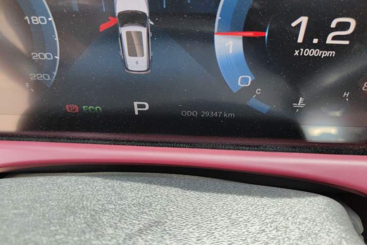 Used JETOUR X70 PLUS 2021 1.6T DCT Pro+ 5-Seater Odometer Close Up