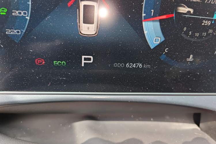 Used JETOUR X70 PLUS 2021 1.6T DCT 7-Seater Odometer Close Up