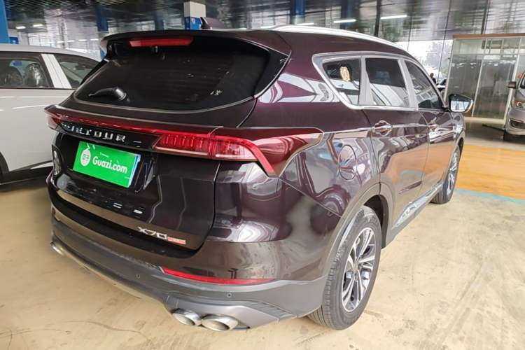 Used JETOUR X70 PLUS 2021 1.6T DCT Star 5-Seater Rear Right 45 Deg