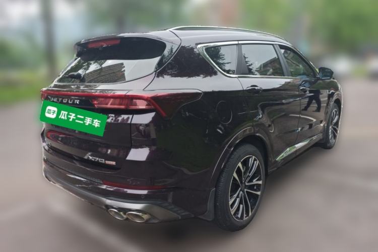 Used JETOUR X70 PLUS 2021 1.6T DCT Base 5-Seater Rear Right 45 Deg