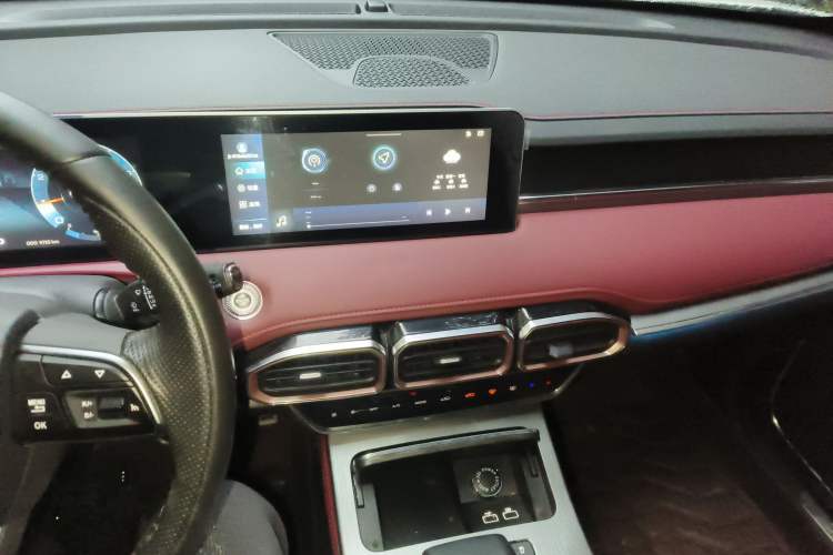 Used JETOUR X70 PLUS 2021 1.5T DCT Mountain 5-Seater Audio And AC Panel