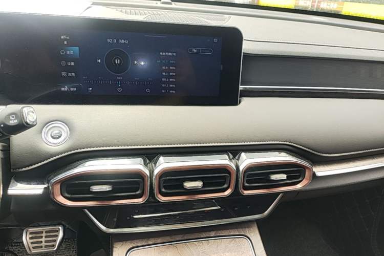 Used JETOUR X70 PLUS 2021 1.6T DCT Star 5-Seater Audio And AC Panel