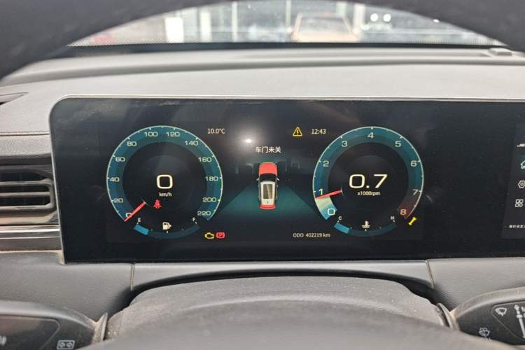 Used JETOUR X70 PLUS 2021 1.5T Manual Wind 7-Seater Instrument Cluster