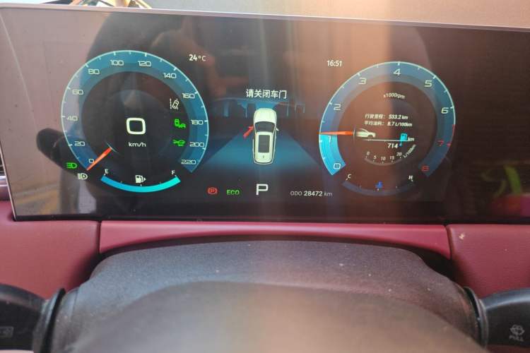 Used JETOUR X70 PLUS 2021 1.6T DCT Base 5-Seater Instrument Cluster