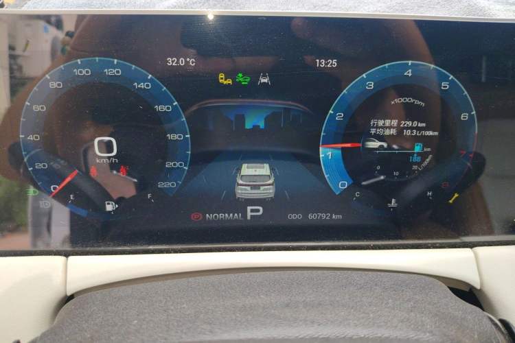 Used JETOUR X70 PLUS 2021 Zhuge 1.6T DCT Kongming 7-Seater Instrument Cluster