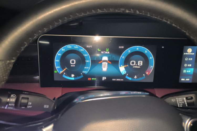 Used JETOUR X70 PLUS 2021 1.6T DCT Star 7-Seater Instrument Cluster