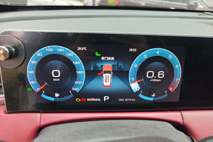 Used JETOUR X70 PLUS 2021 1.6T DCT Star 7-Seater Instrument Cluster