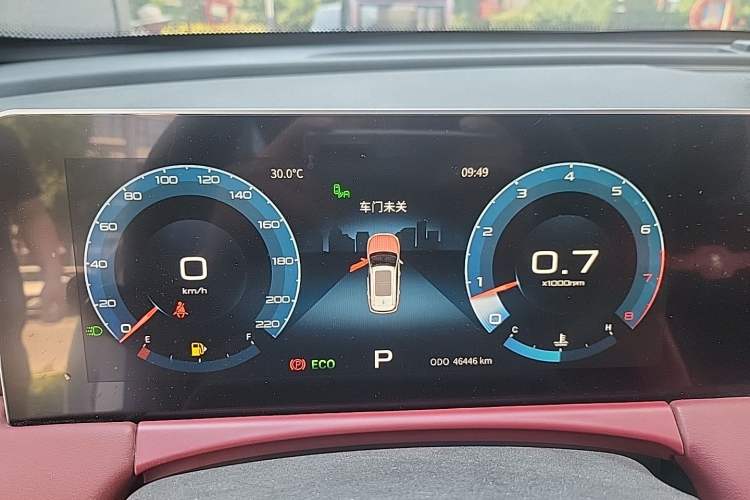 Used JETOUR X70 PLUS 2021 1.6T DCT Star 5-Seater Instrument Cluster