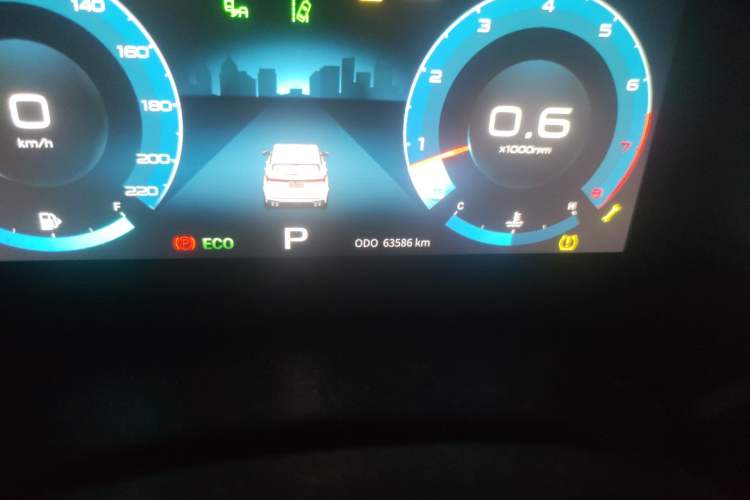 Used JETOUR X70 PLUS 2021 1.5T DCT Mountain 5-Seater Odometer Close Up