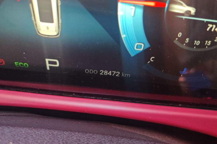 Used JETOUR X70 PLUS 2021 1.6T DCT Base 5-Seater Odometer Close Up