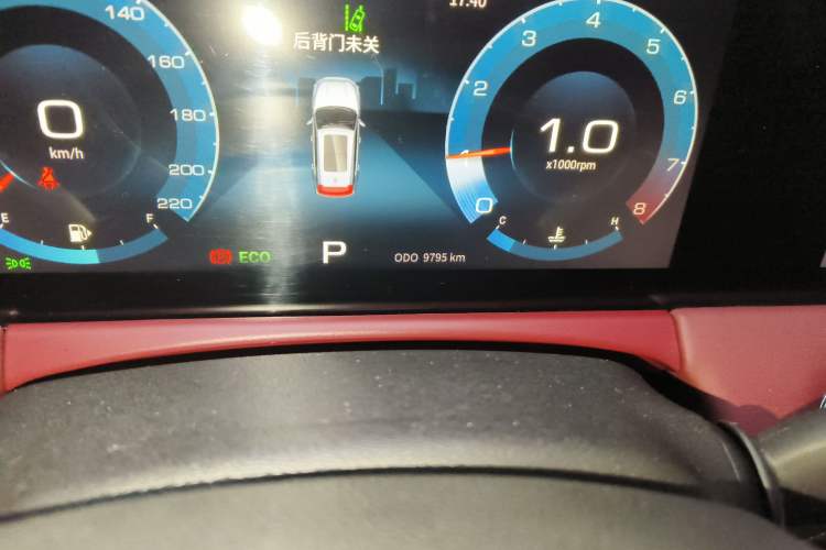 Used JETOUR X70 PLUS 2021 1.5T DCT Mountain 5-Seater Odometer Close Up