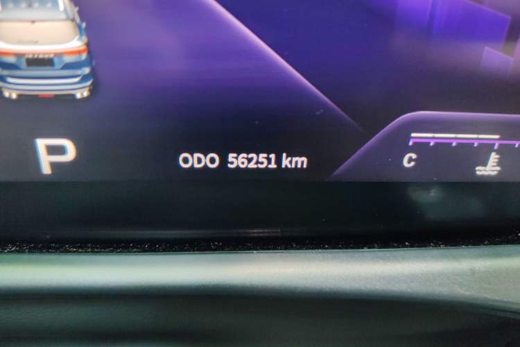 Used JETOUR X70 PLUS 2021 1.5T DCT Mountain 5-Seater Odometer Close Up
