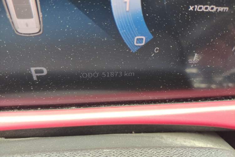 Used JETOUR X70 PLUS 2021 1.6T DCT Star 5-Seater Odometer Close Up