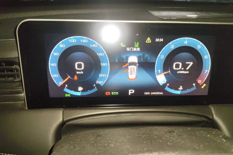 Used JETOUR X70 PLUS 2021 1.5T DCT Mountain 5-Seater Odometer Close Up