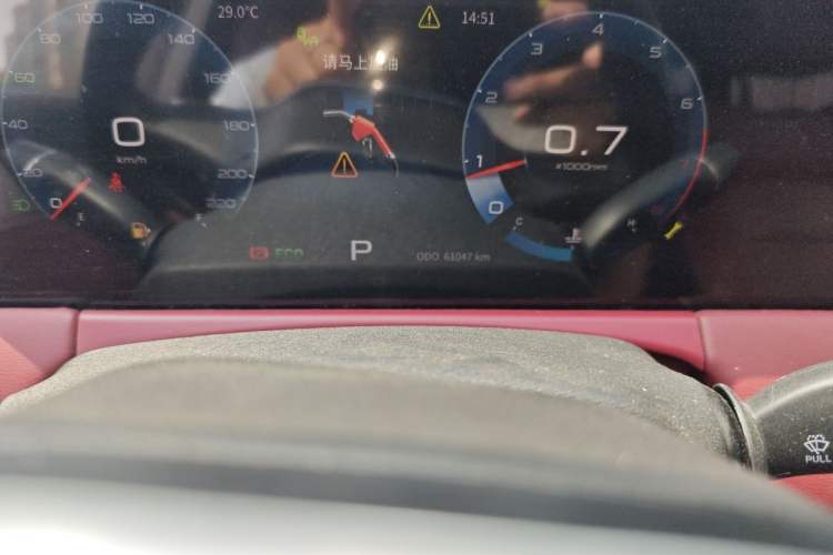 Used JETOUR X70 PLUS 2021 1.6T DCT Star 5-Seater Odometer Close Up