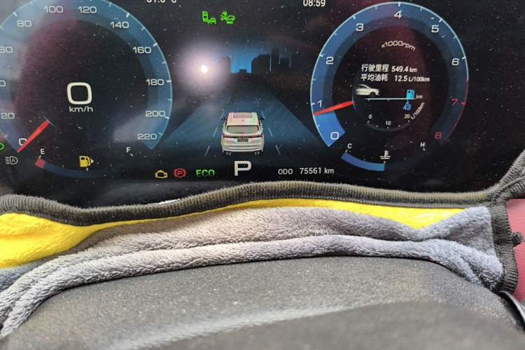 Used JETOUR X70 PLUS 2021 Zhuge 1.6T DCT Wuhou 5-Seater Odometer Close Up