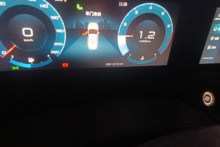 Used JETOUR X70 PLUS 2021 1.5T Manual Lin 5-Seater Odometer Close Up