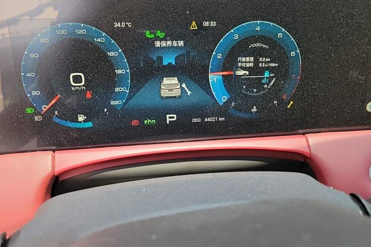 Used JETOUR X70 PLUS 2021 Zhuge 1.6T DCT Kongming 5-Seater Odometer Close Up