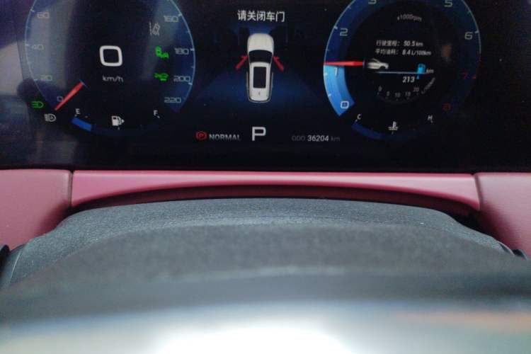 Used JETOUR X70 PLUS 2021 1.6T DCT Pro 5-Seater Odometer Close Up