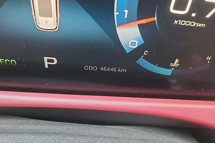 Used JETOUR X70 PLUS 2021 1.6T DCT Star 5-Seater Odometer Close Up