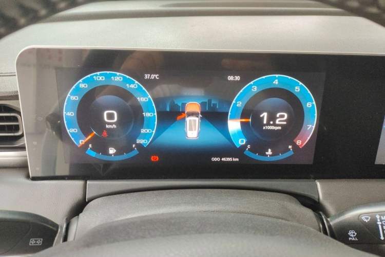 Used JETOUR X70 PLUS 2021 1.5T Manual Wind 5-Seater Odometer Close Up