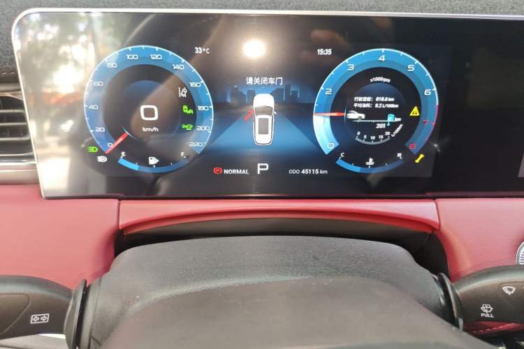 Used JETOUR X70 PLUS 2021 1.6T DCT Pro 7-seater Odometer Close Up