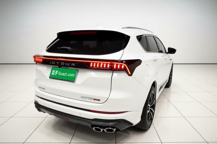 Used JETOUR X70 PLUS 2021 1.6T DCT Pro+ 7-Seater Rear Right 45 Deg