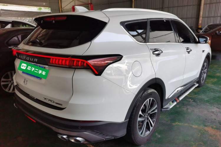 Used JETOUR X70 PLUS 2021 1.5T DCT Mountain 5-Seater Rear Right 45 Deg