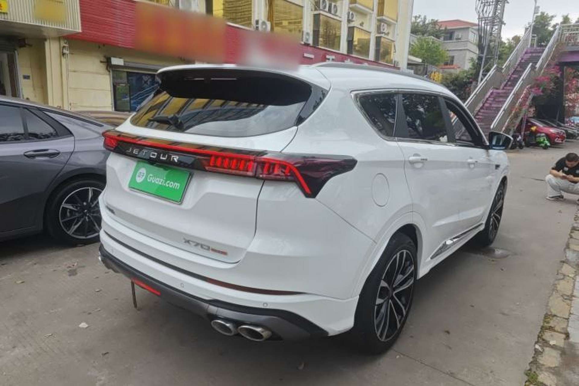 Used JETOUR X70 PLUS 2021 1.6T DCT Pro+ 7-Seater Rear Right 45 Deg