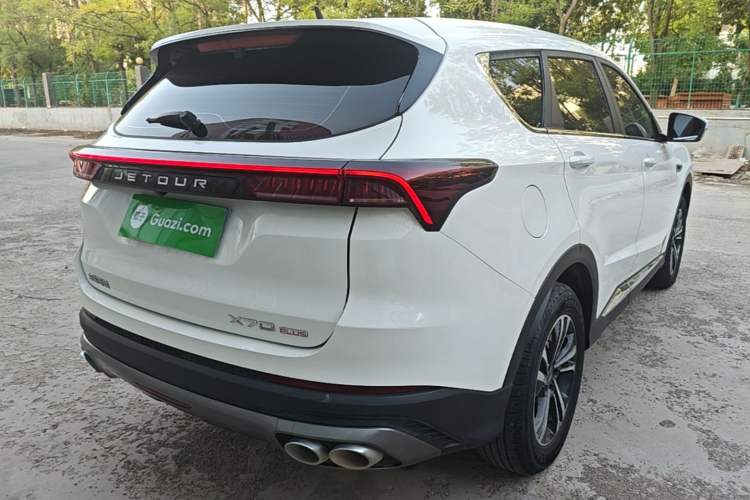 Used JETOUR X70 PLUS 2021 1.5T Manual Wind 5-Seater Rear Right 45 Deg