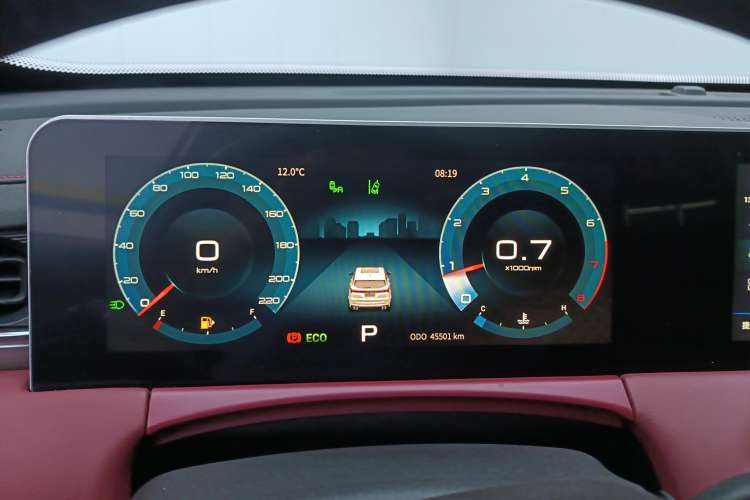 Used JETOUR X70 PLUS 2022 1.5T CVT Mountain 7-Seater Instrument Cluster