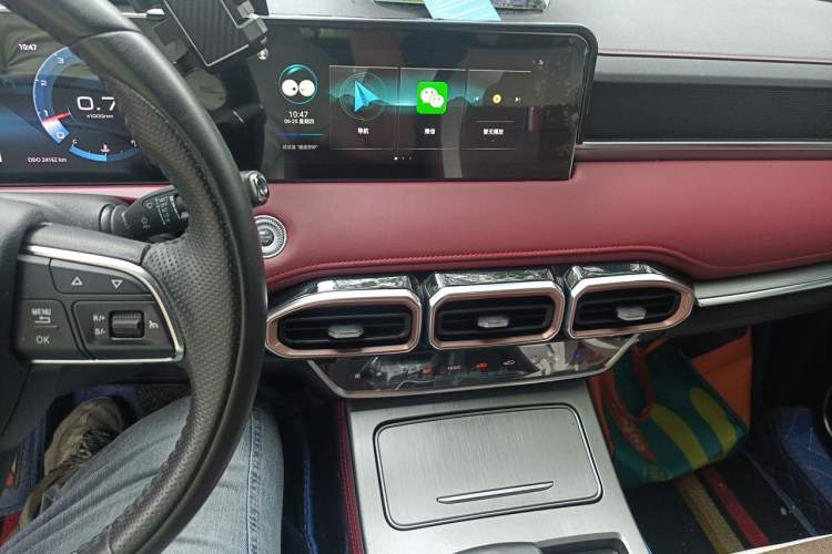Used JETOUR X70 PLUS 2023 1.5T DCT Ziqiang PRO+ 7-Seater Audio And AC Panel