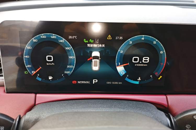 Used JETOUR X70 PLUS 2023 1.6T DCT Stronger PLUS 5-seater Instrument Cluster