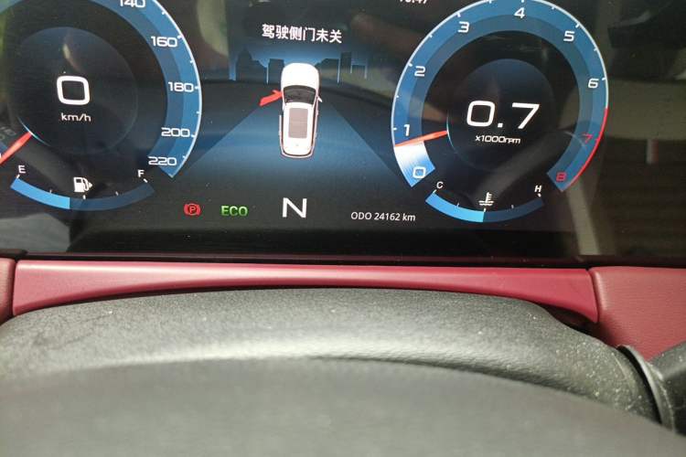 Used JETOUR X70 PLUS 2023 1.5T DCT Ziqiang PRO+ 7-Seater Odometer Close Up
