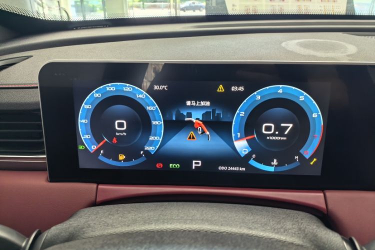 Used JETOUR X70 PLUS 2023 1.5T DCT Ziqiang PRO+ 5-Seater Odometer Close Up
