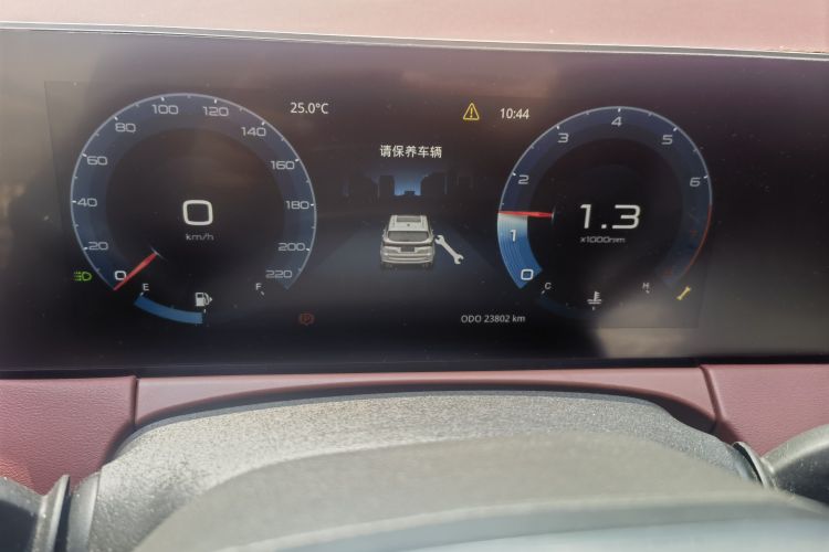 Used JETOUR X70 PLUS 2023 1.6T DCT Stronger PLUS 5-seater Odometer Close Up