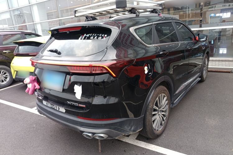 Used JETOUR X70 PLUS 2023 1.5T DCT Brave PLUS 7-Seater Rear Right 45 Deg