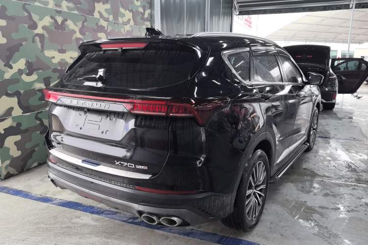 Used JETOUR X70 PLUS 2023 1.5T DCT Brave PLUS 5-Seater Rear Right 45 Deg