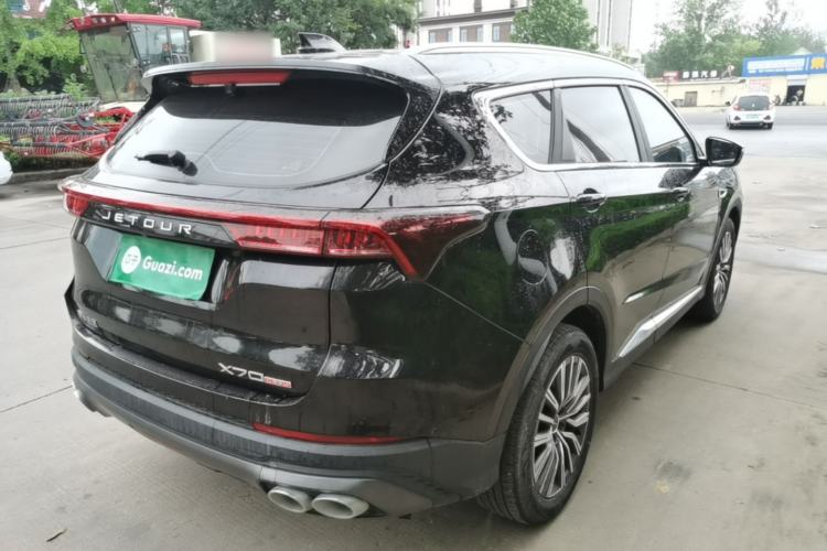 Used JETOUR X70 PLUS 2023 1.5T DCT Ziqiang PRO+ 5-Seater Rear Right 45 Deg