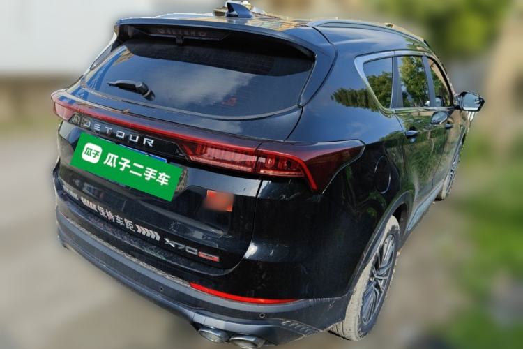 Used JETOUR X70 PLUS 2023 1.5T DCT Ziqiang PRO+ 5-Seater Rear Right 45 Deg