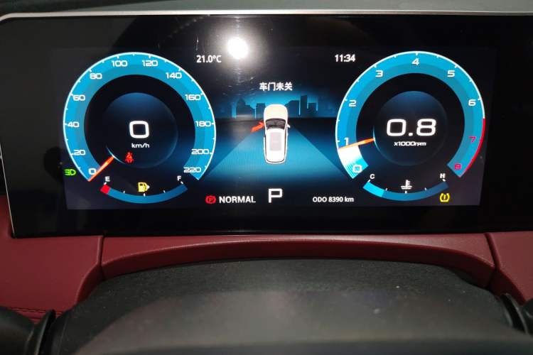 Used JETOUR X70 PLUS 2023 1.6T DCT Stronger 5-Seater Instrument Cluster