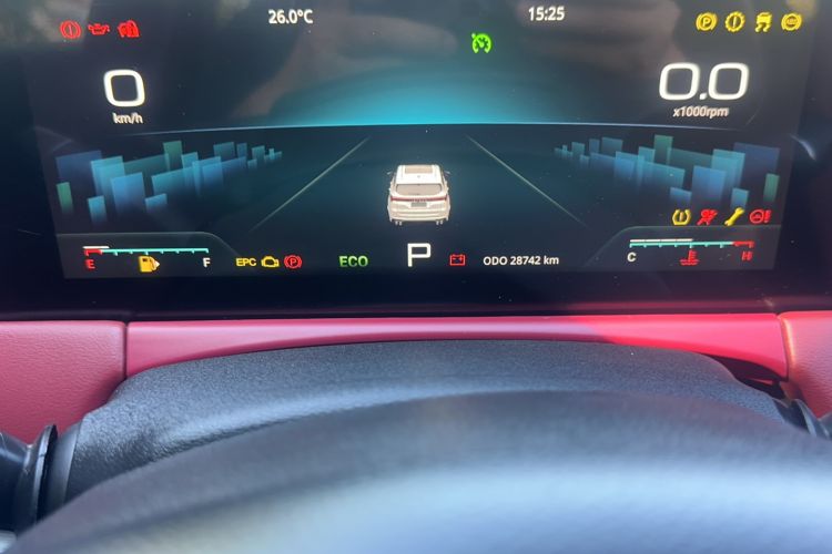 Used JETOUR X70 PLUS 2023 1.5T DCT Ziqiang PRO 5-Seater Odometer Close Up