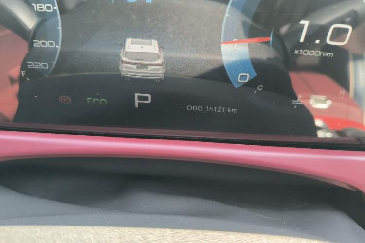 Used JETOUR X70 PLUS 2023 1.5T DCT Ziqiang PRO+ 7-Seater Odometer Close Up