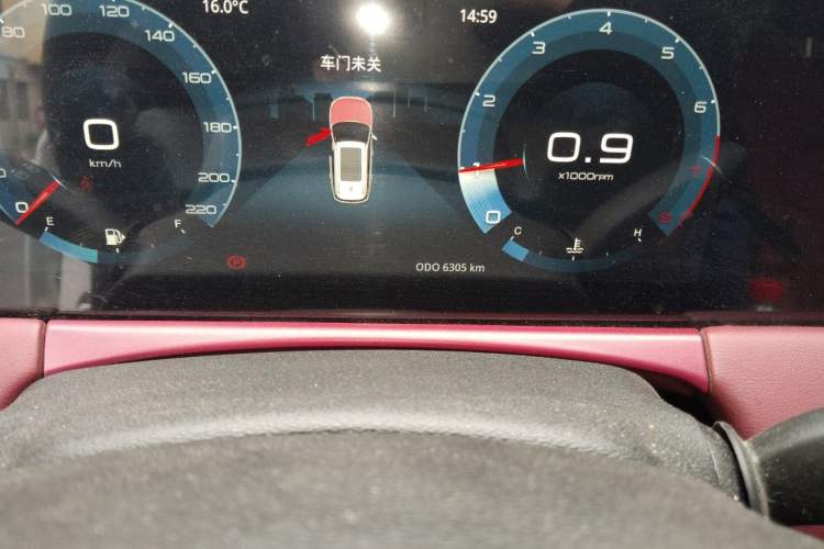 Used JETOUR X70 PLUS 2023 1.5T Manual Self-Reliant 5-Seater Odometer Close Up